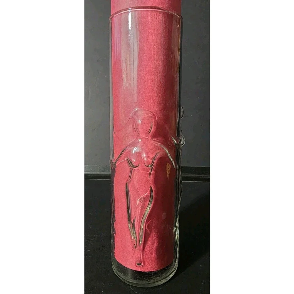 Vintage Libbey La Femme 3D Nude Girls Dancing Man Cave Cocktail Tumble Glasses